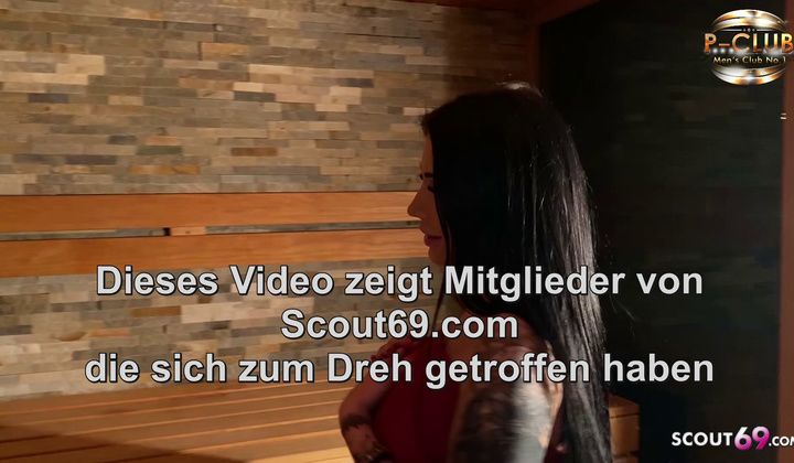 Teen - Real German Prostitute Snowwhite At Reverse Group Sex At Sauna